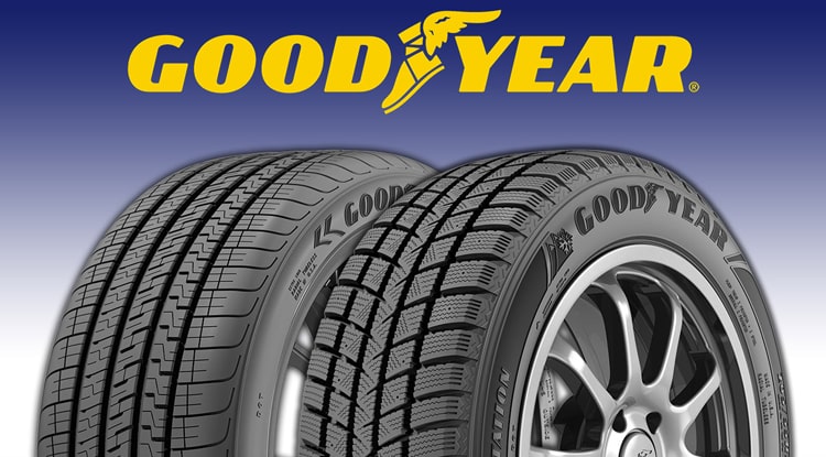 New Goodyear tires installed on a vehicle at Pittstop Auto Care for optimal performance and safety.