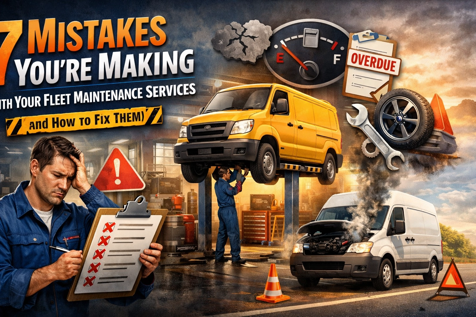 Common vehicle maintenance mistakes to prevent for vehicle safety and longevity.