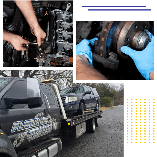 Skilled mechanic repairing engine components at Johnny’s Automotive.