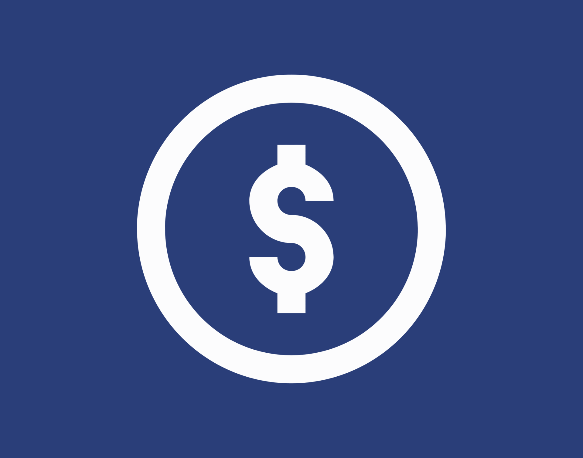 Auto repair cost icon with dollar sign in a circle.