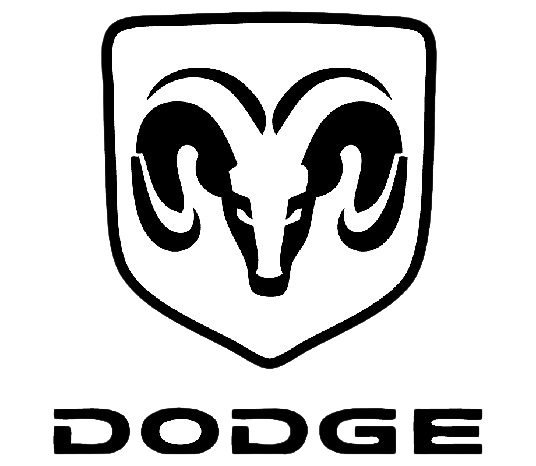 Dodge Ram logo emblem, automotive branding, vehicle badge.