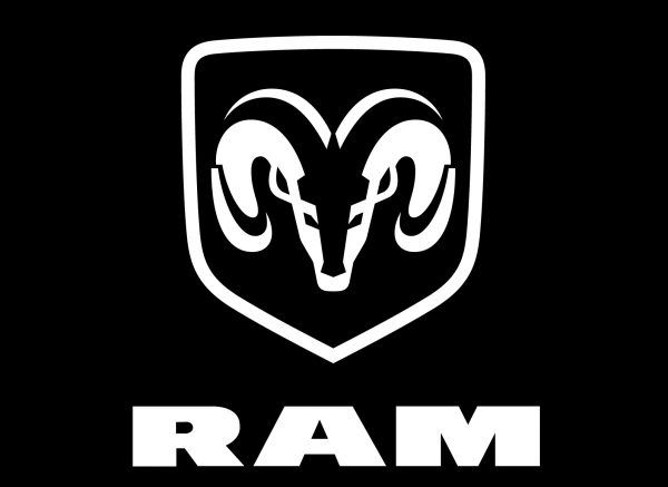 RAM logo featuring a stylized ram's head in a shield shape, representing strength and reliability.
