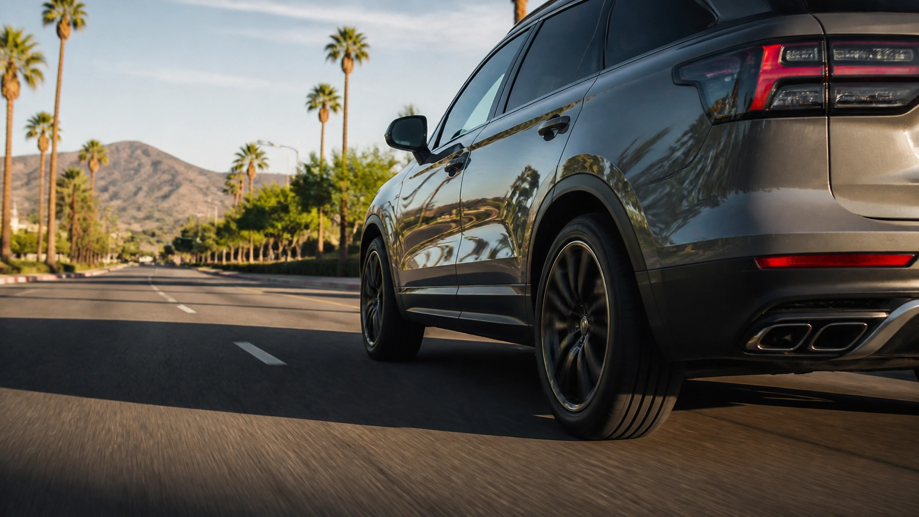 SUV tire and wheel upgrade at Price Tires & Wheels in California.