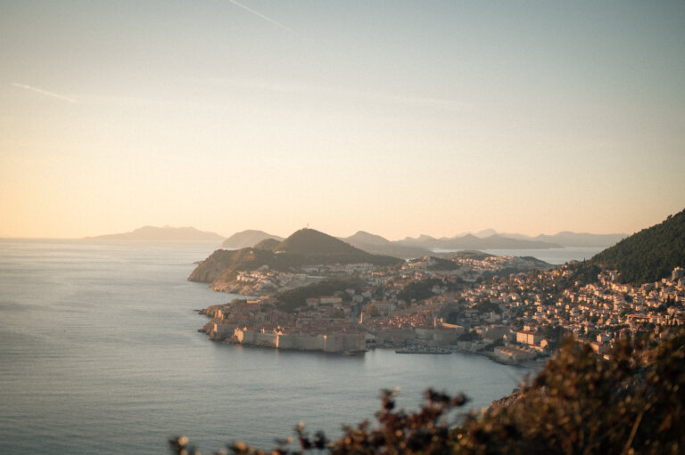 View of Dubrovnik Old Town perfect for elopement