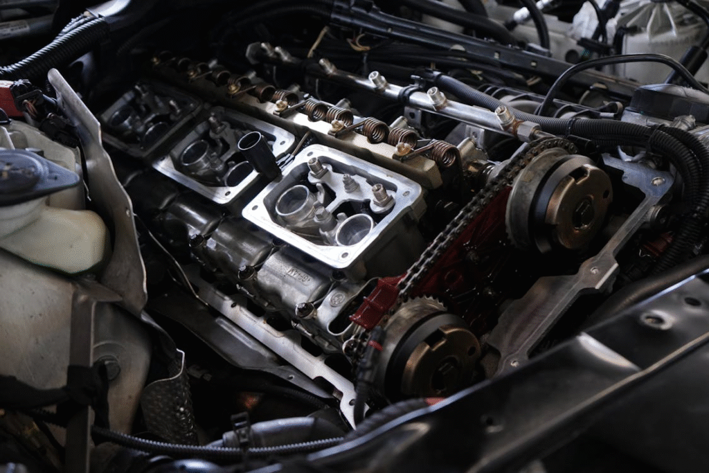 Engine repair and maintenance at Qwik Oil & Auto Care.