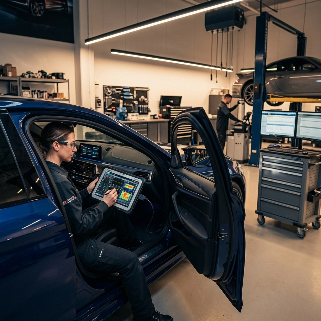 Auto repair and diagnostics at Qwik Oil & Auto Care.