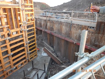 Renewables First - Wind turbine foundation construction.