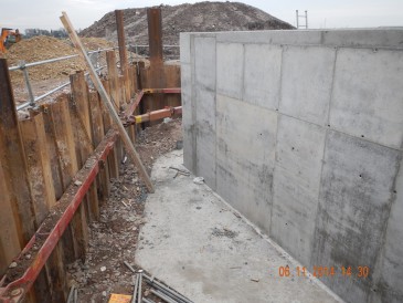 renewables first - Wind turbine foundation construction.