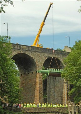 New Mills Archimedes screw