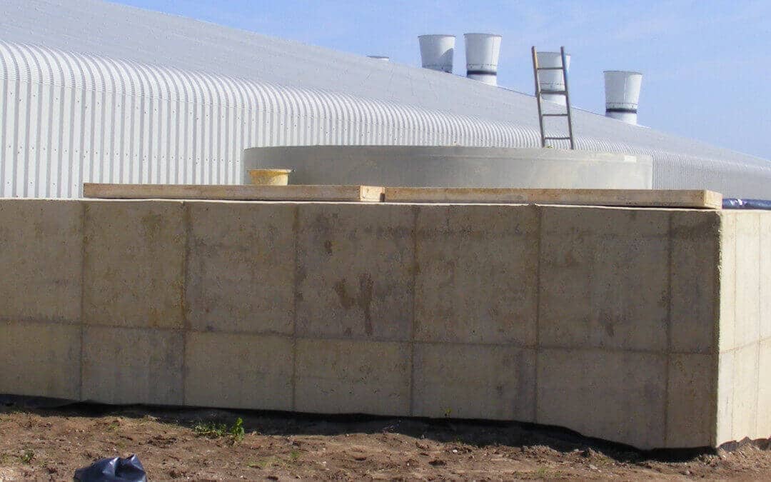 Wind turbine foundations present a challenge at Baulker Farm