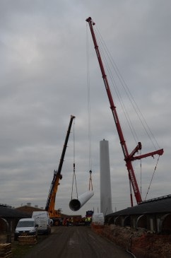 Renewables First - wind turbine installation