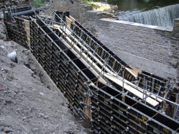 New Mills Archimedes screw