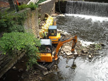 New Mills Archimedes screw