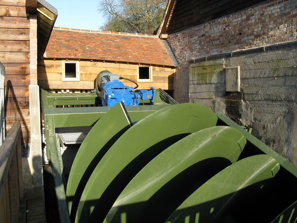 Renewables First &ndash; WRE: Mapledurham watermill turbine.