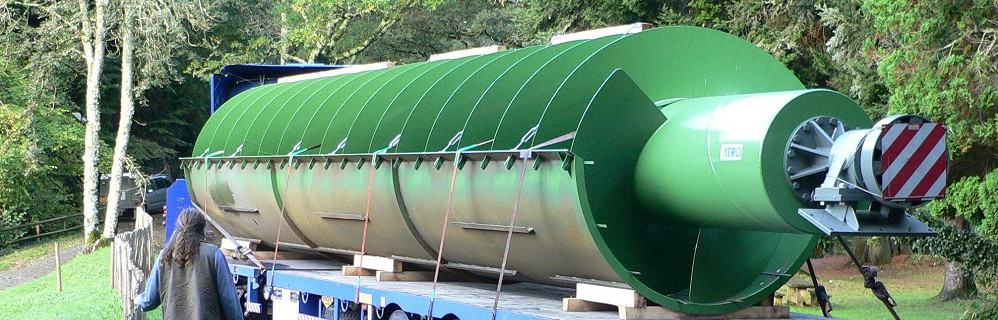 River Dart Country Park hydro scheme Archimedes Screw