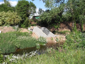 Renewables First: Micro hydro Archimedes screw turbine.