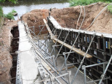 Renewables First: Micro hydro Archimedes screw turbine.