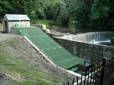 New Mills Archimedes screw
