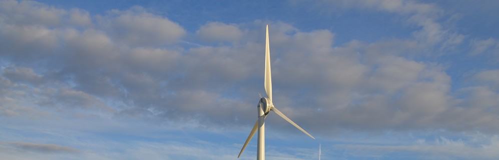 the installed wind turbine at Hibaldstow