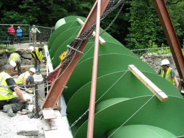 New Mills – 63 kW Archimedes Screw