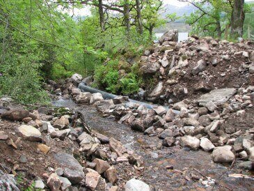 Cross flow turbine installation - Renewables First