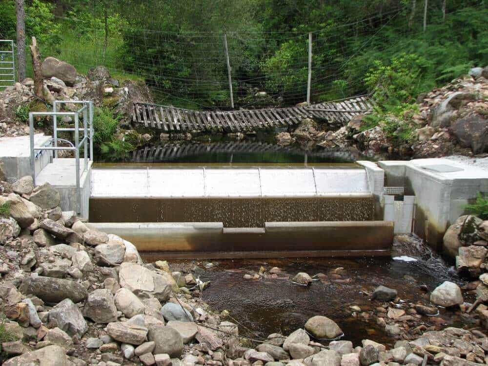 Cross flow turbine installation - Renewables First