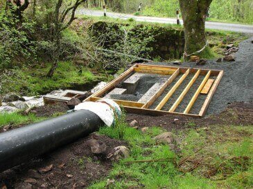 Cross flow turbine installation - Renewables First