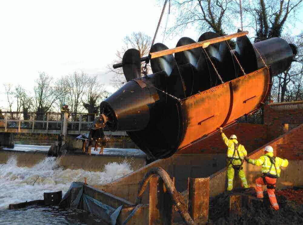 Shenfield Mill Archimedes screw - Renewables First
