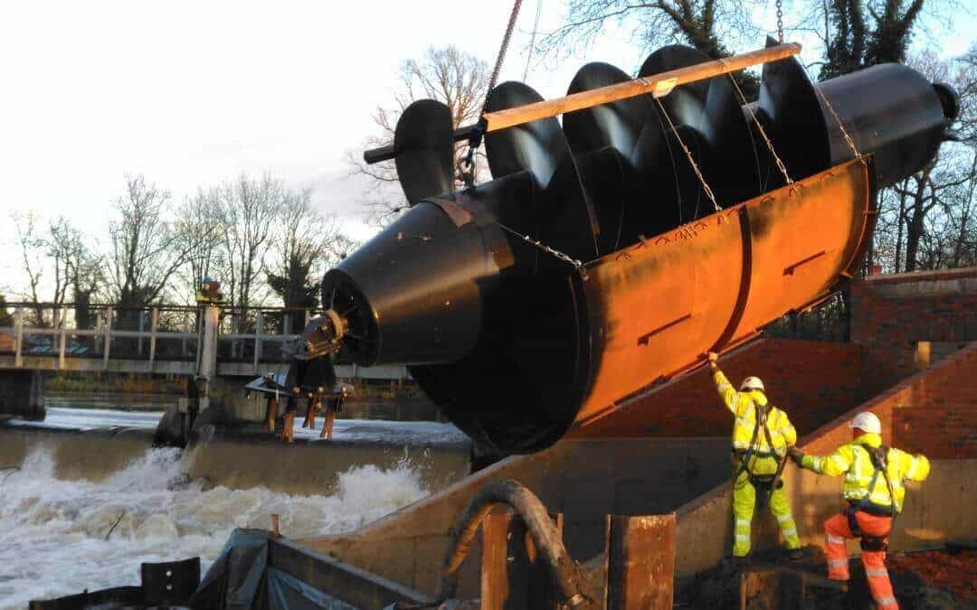 Shenfield Mill Archimedes screw turbine