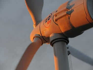 Norvento nED 100 turbine, Pembrokeshire