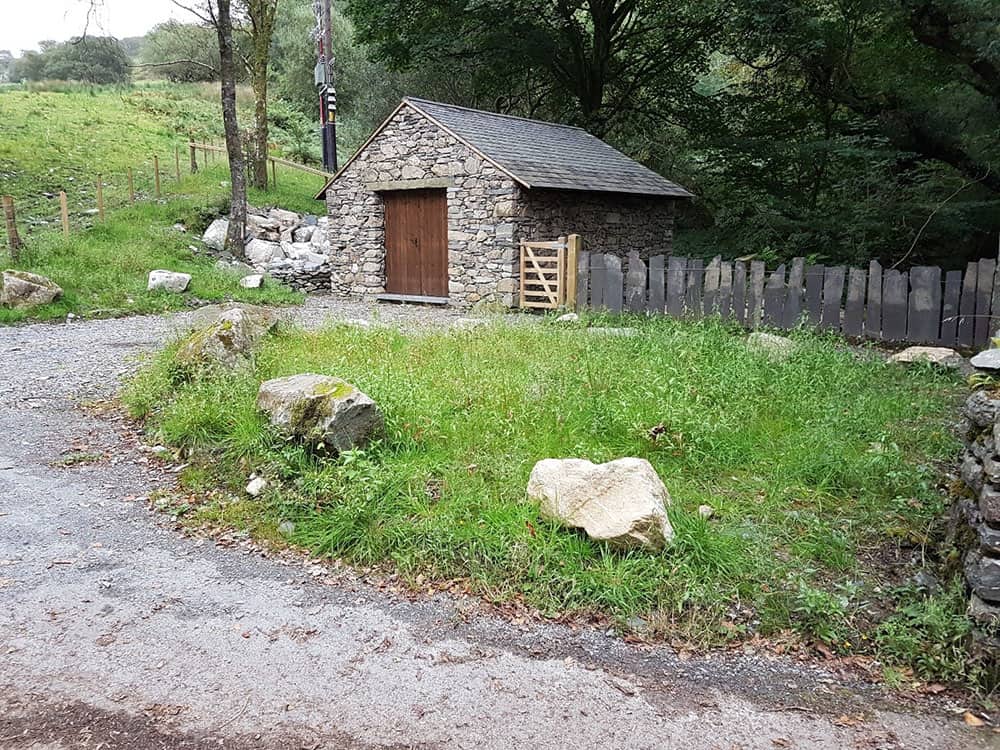 Afon Maesgwm hydropower turbine house
