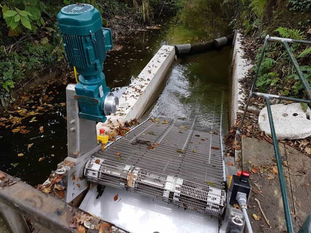 Maximising the generating capacity of a Cornish hydropower scheme using the GoFlo self-cleaning water intake screen