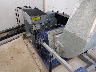 Crossflow turbine at Kenningstock Mill