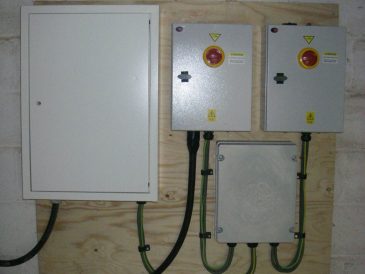 Turbine house control panel