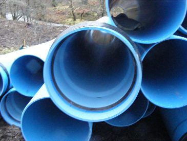 PVC-O (push fit) pipeline.
