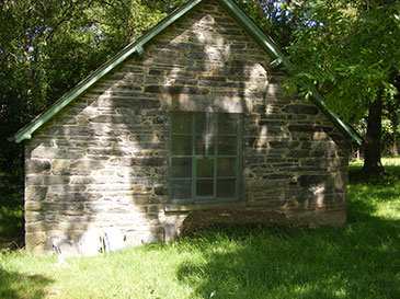 Turbine house at Pale Hall. 11. Decommissioned electrical equipment retained in the turbine house retained