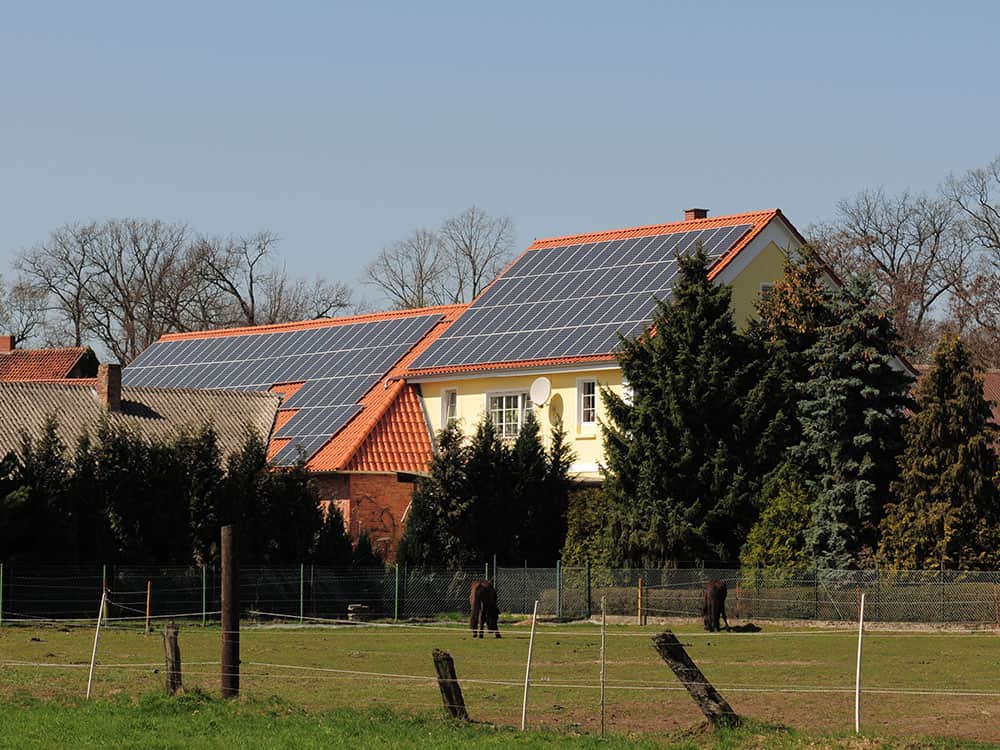 Energy independence for a large house