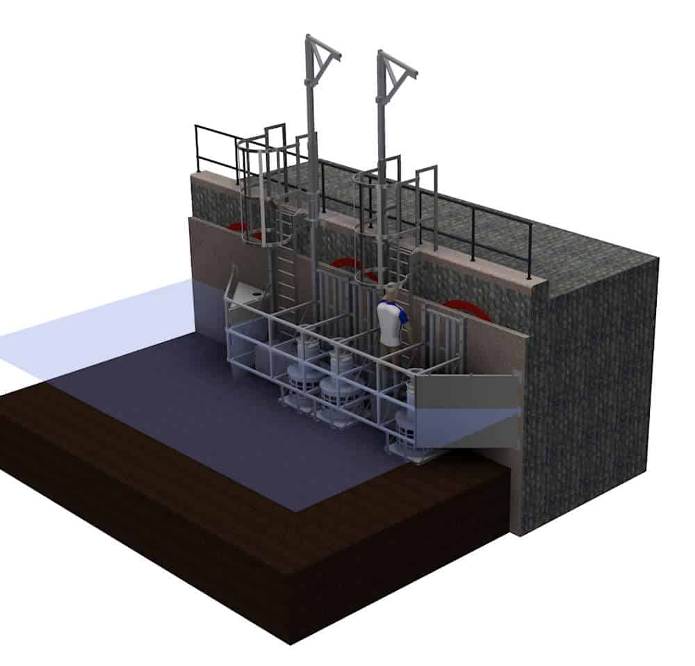 Ebley Mill heat pump collectors model