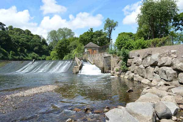 Good hydro site with head and flow 