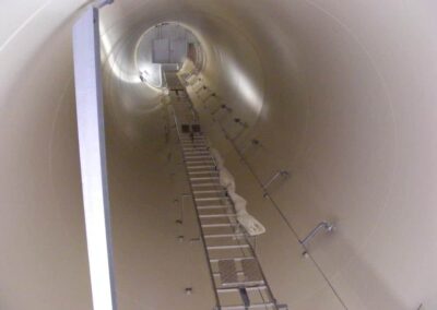 19 Ladder up the inside of the tower