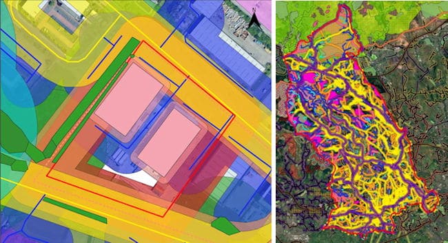 Constraints Mapping - used in wind power feasibility studies