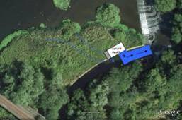 Hydropower feasibility study - Hydro system layout sketch