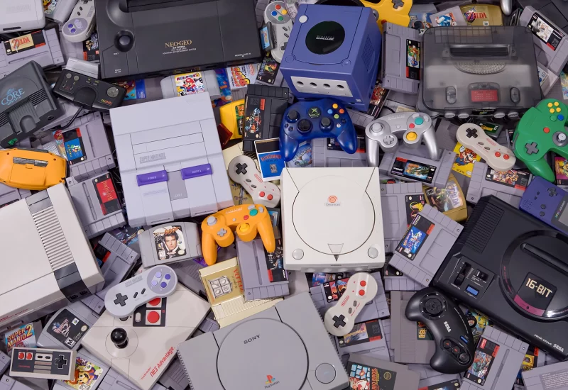 An image that shows Retro Video Games