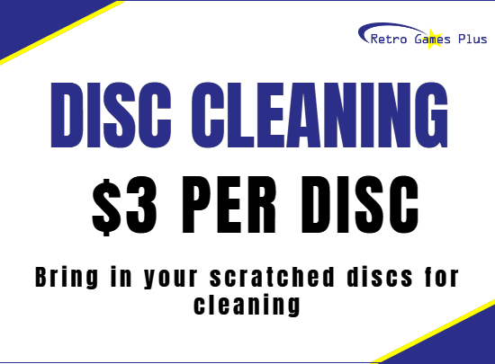 An image that shows Disc Cleaning $3 Disc Website
