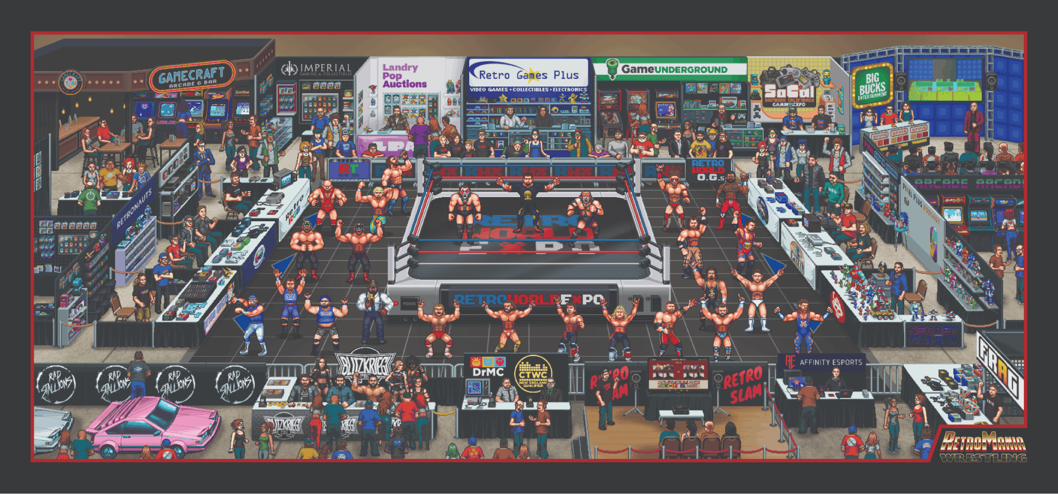 An image that shows Retro World Retro Mania Level