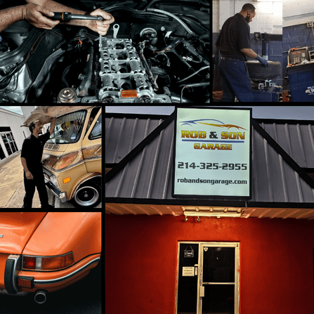 Engine repair and diagnostics at Rob & Son Garage, trusted auto repair specialists.