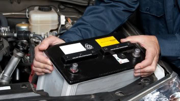 Battery maintenance at Rob's Auto Repair, expert car battery service and replacement.