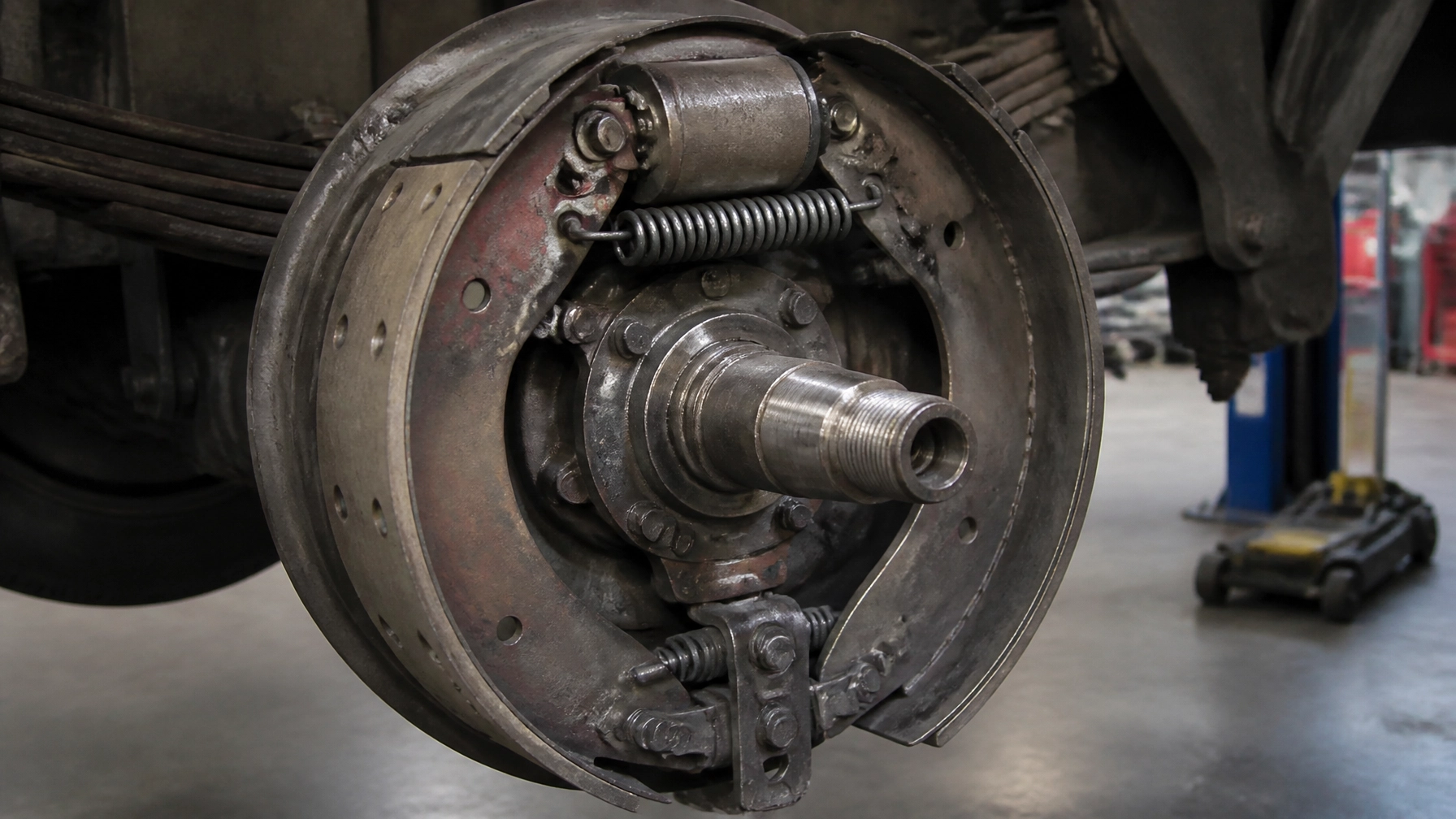 Wheel hub assembly repair at Schimpfs Garage, expert automotive service.
