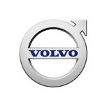 Volvo logo on a vehicle at Sedona Oil & Lube service center.
