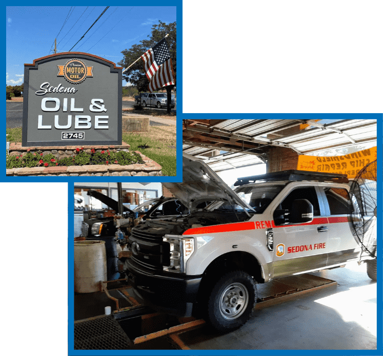 Sedona Oil & Lube automotive repair shop.